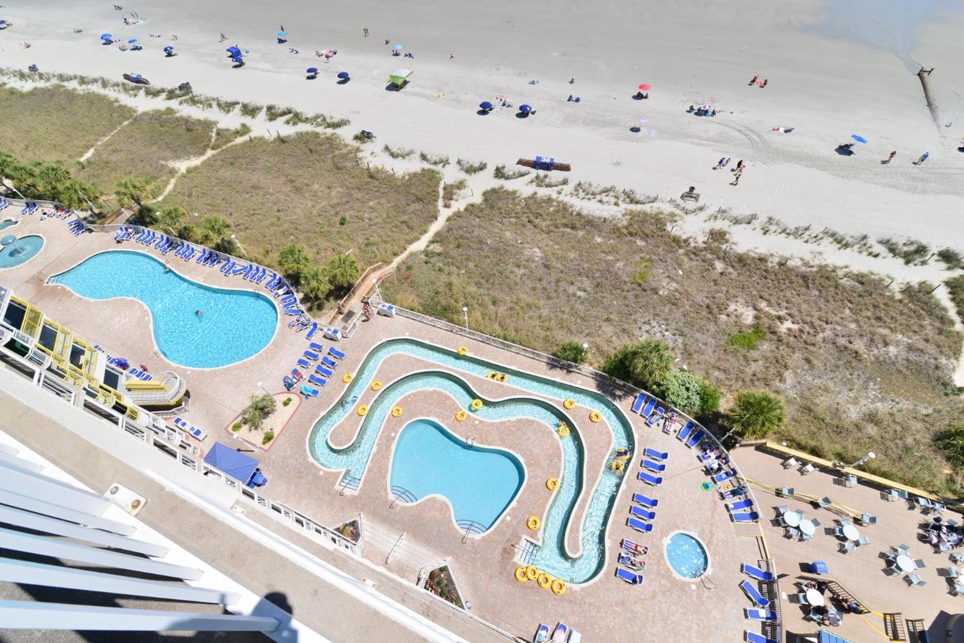 Oceanfront Top Location Modern Resort Lazy River Huge Pool Oasis Myrtle Beach Exterior foto